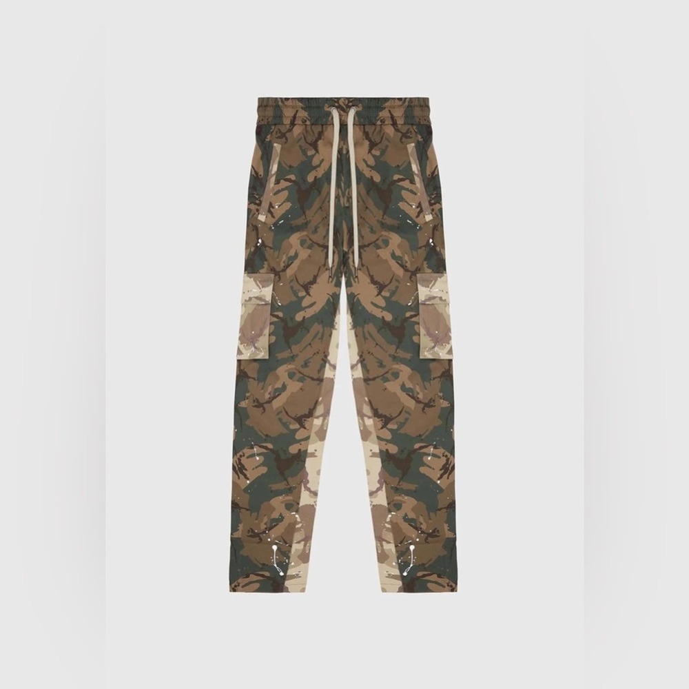 NWT Maniere De Voir Paint Splatter Cago Camo Pants (size XS)